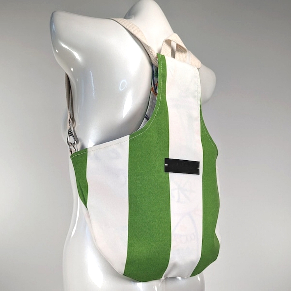 Original 6-in-1 Handmade Convertible Water-Resistant Backpack w/ Inside Pockets